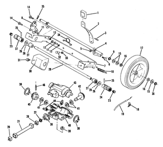 Part Location Diagram of 610476 Lawn Boy Roller-Rh